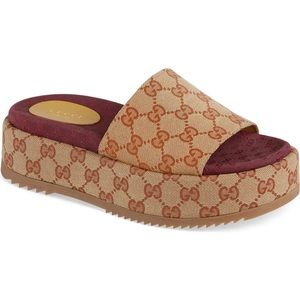 Gucci Platform Slides